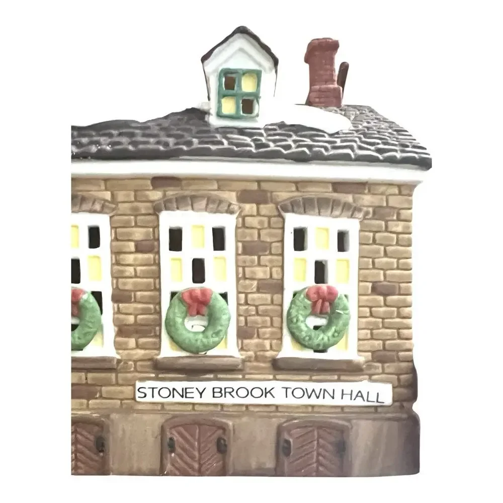 VTG Dept 56 Heritage Village Stoney Brook Town Hall New England Series RETIRED